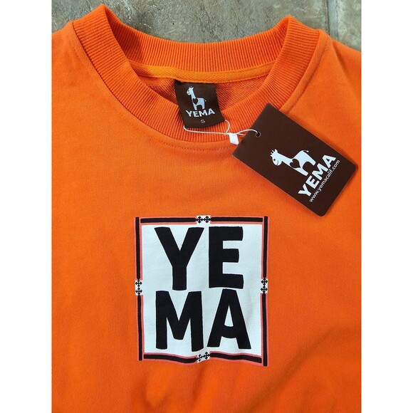 NWT Yema GJH Crop Top in Maasai Mara Women's S Crewneck - Picture 5 of 8
